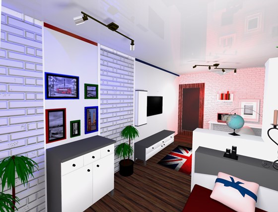 Проекты: Лондонский лофт. г. Москва.