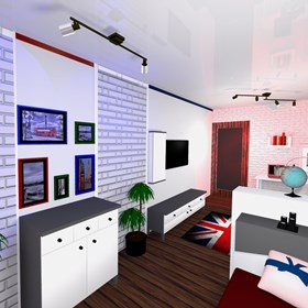 Проекты: Лондонский лофт. г. Москва.